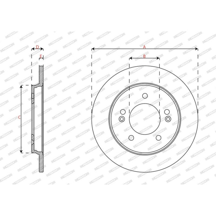 Bremsscheibe DDF2848C Bremsscheibe DDF2848C