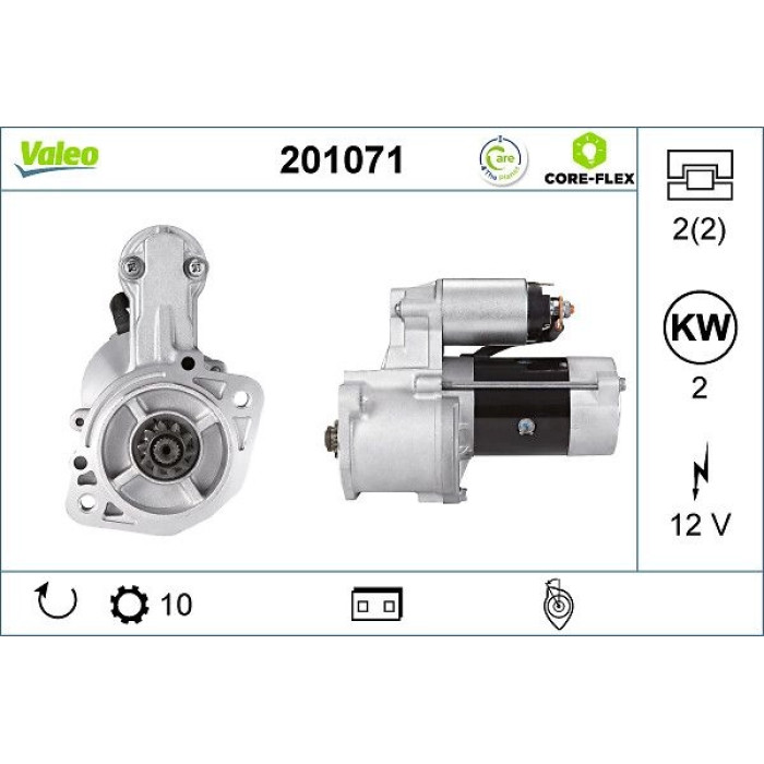 Valeo 201071 Starter CORE-FLEX Valeo 201071 Starter CORE-FLEX