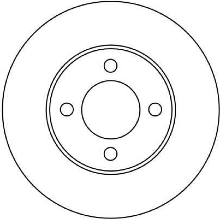 TRW DF1521 Bremsscheibe