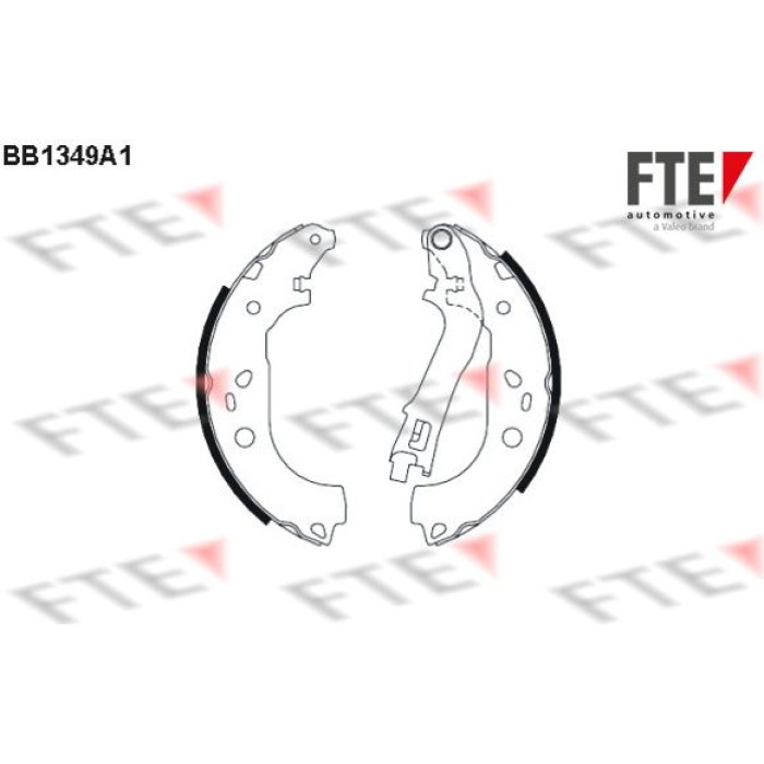 FTE 9100101 Bremsbackensatz FTE 9100101 Bremsbackensatz