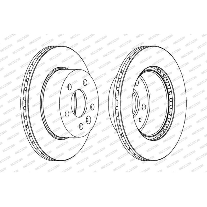 Ferodo DDF860C Bremsscheibe PREMIER Coat+ disc