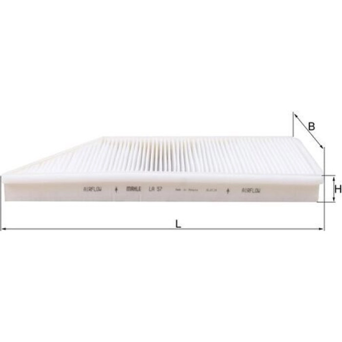 Knecht LA 57 Filter, Innenraumluft Knecht LA 57 Filter, Innenraumluft