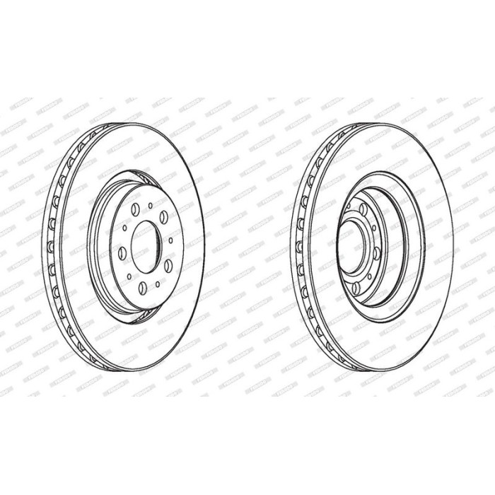 Ferodo DDF1898C-1 Bremsscheibe PREMIER Ferodo DDF1898C-1 Bremsscheibe PREMIER
