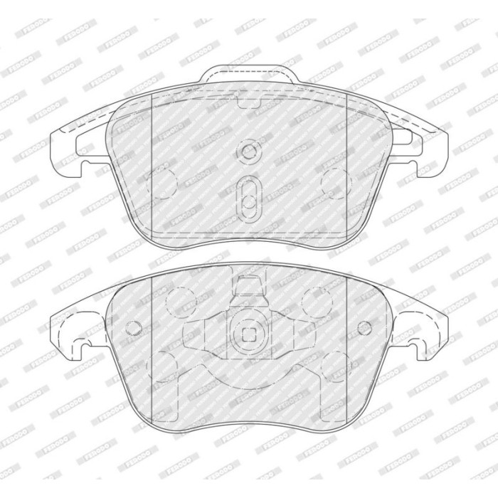 Ferodo FDB5448 Bremsbelagsatz, Scheibenbremse PREMIER ECO FRICTION