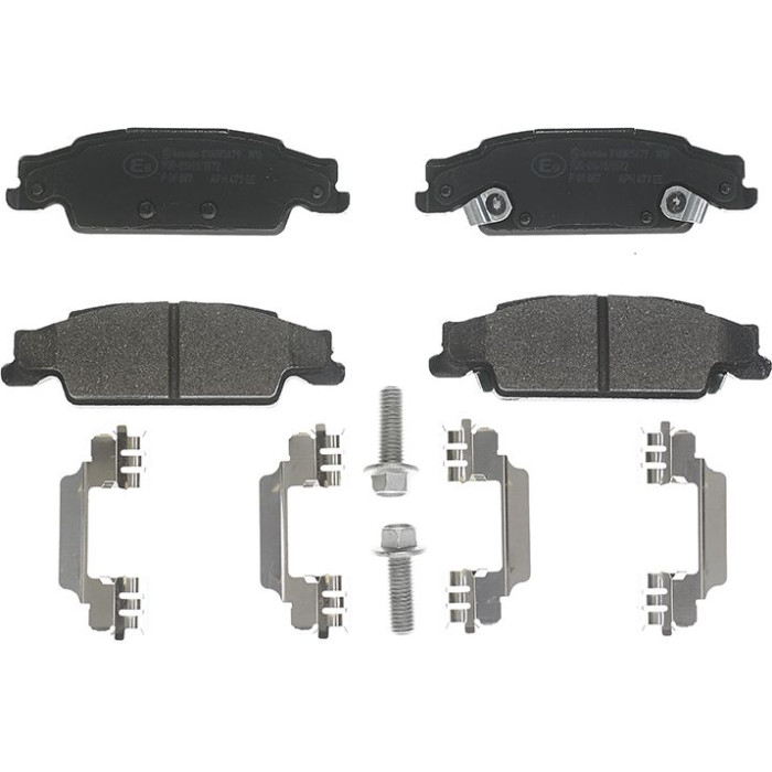 Brembo P 09 007 Bremsbelagsatz, Scheibenbremse PRIME LINE