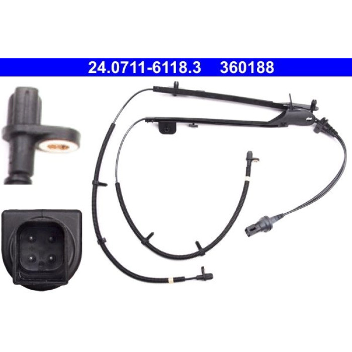 Sensor, Raddrehzahl 24.0711-6118.3 Sensor, Raddrehzahl 24.0711-6118.3