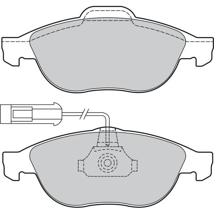 Valeo 598880 Bremsbelagsatz, Scheibenbremse Valeo 598880 Bremsbelagsatz, Scheibenbremse