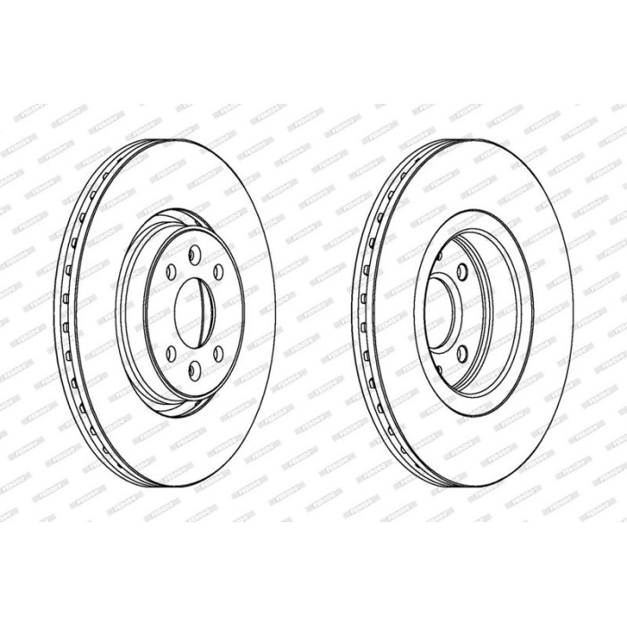 Ferodo DDF1513C Bremsscheibe PREMIER Coat+ disc