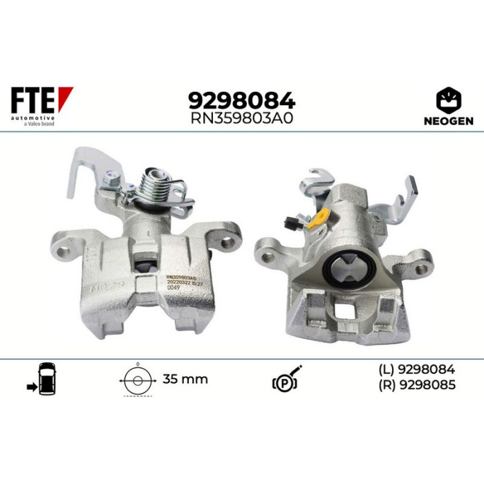 FTE 9298084 Bremssattel NEOGEN FTE 9298084 Bremssattel NEOGEN