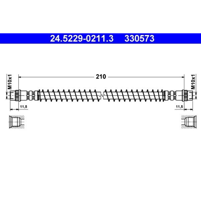 ATE 24.5229-0211.3 Bremsschlauch