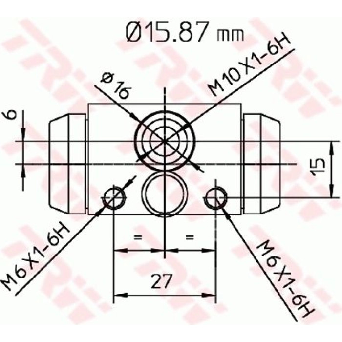 TRW BWB170 Radbremszylinder