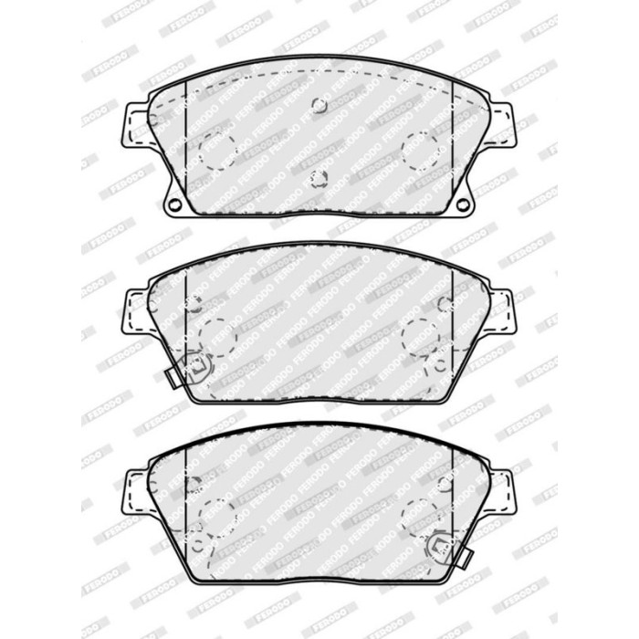 Ferodo FDB4264 Bremsbelagsatz, Scheibenbremse PREMIER ECO FRICTION Ferodo FDB4264 Bremsbelagsatz, Scheibenbremse PREMIER ECO FRICTION