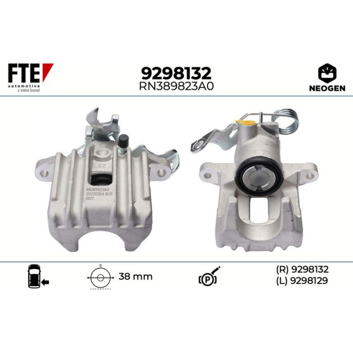 FTE 9298132 Bremssattel NEOGEN FTE 9298132 Bremssattel NEOGEN