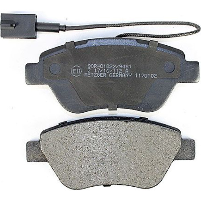 Metzger 1170102 Bremsbelagsatz, Scheibenbremse Metzger 1170102 Bremsbelagsatz, Scheibenbremse