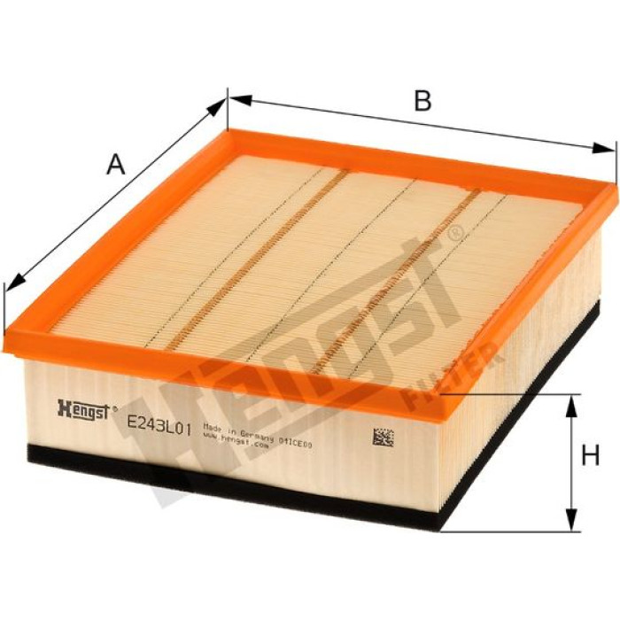 Hengst Filter E243L01 Luftfilter Hengst Filter E243L01 Luftfilter