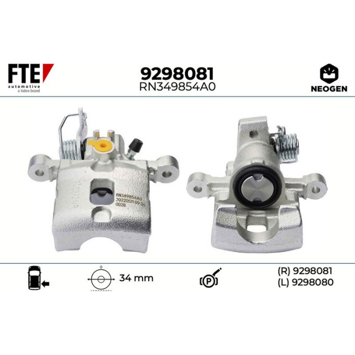 FTE 9298081 Bremssattel NEOGEN FTE 9298081 Bremssattel NEOGEN