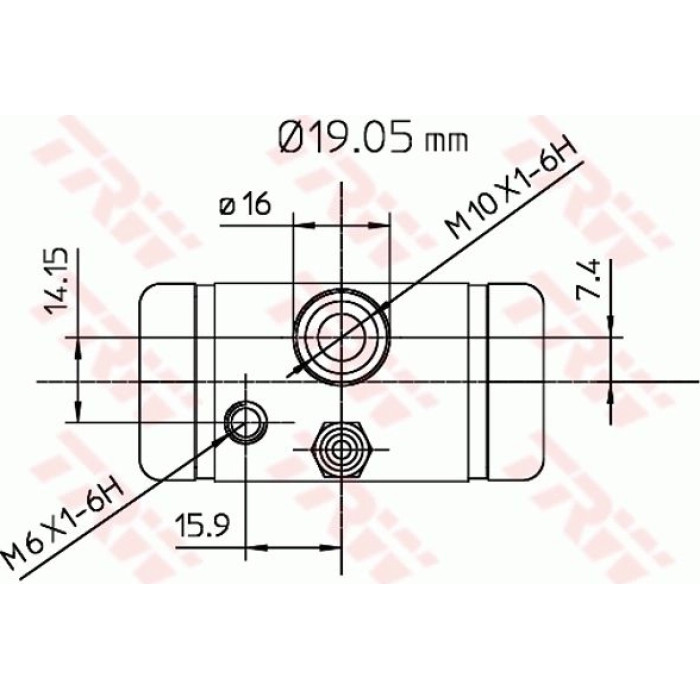 TRW BWD291 Radbremszylinder TRW BWD291 Radbremszylinder