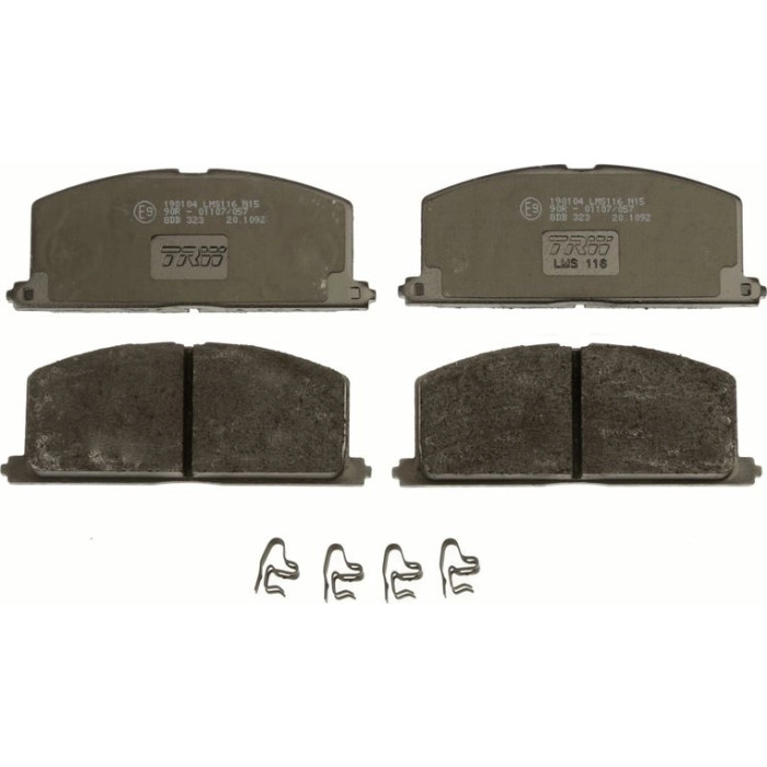 TRW GDB323 Bremsbelagsatz, Scheibenbremse COTEC