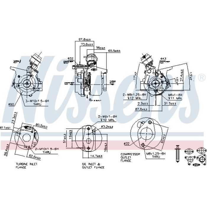 Nissens Turbolader 93150
