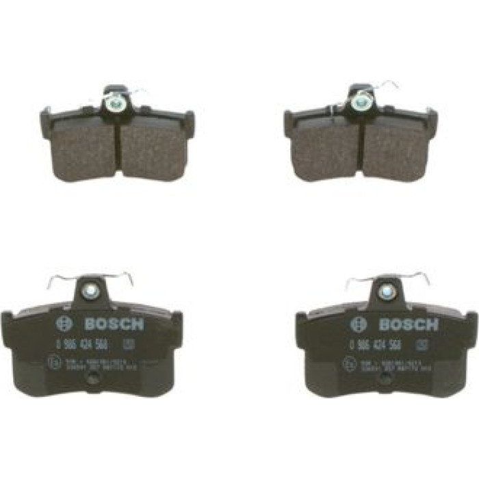 BOSCH 0 986 424 568 Bremsbelagsatz, Scheibenbremse BOSCH 0 986 424 568 Bremsbelagsatz, Scheibenbremse