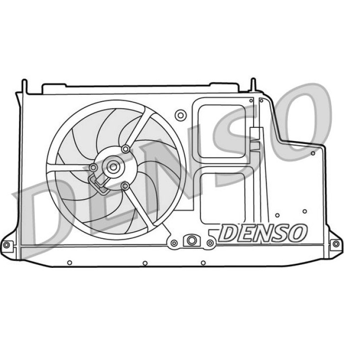 Denso DER21012 Lüfter, Motorkühlung Denso DER21012 Lüfter, Motorkühlung