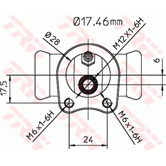 TRW BWC112 Radbremszylinder TRW BWC112 Radbremszylinder