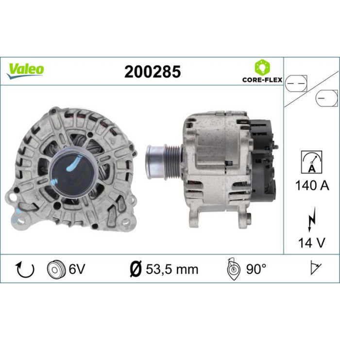 Valeo 200285 Generator CORE-FLEX Valeo 200285 Generator CORE-FLEX