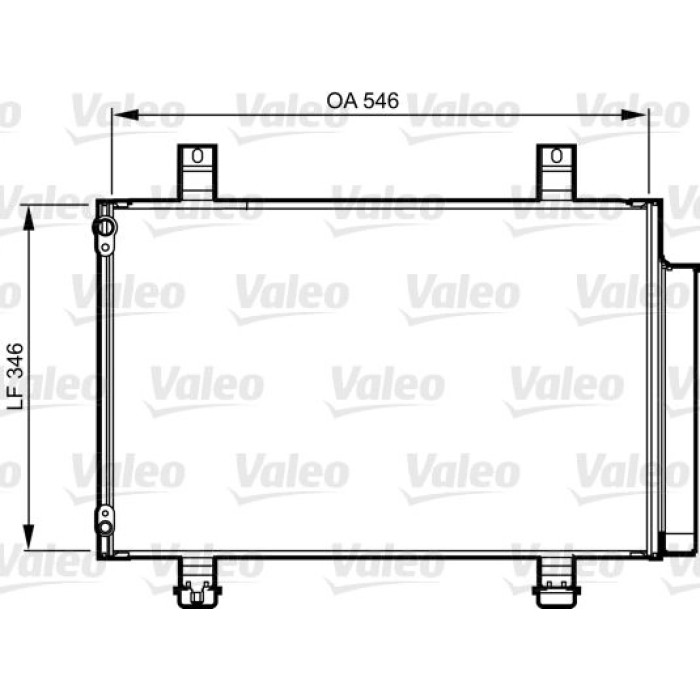 Valeo 814237 Kondensator, Klimaanlage Valeo 814237 Kondensator, Klimaanlage