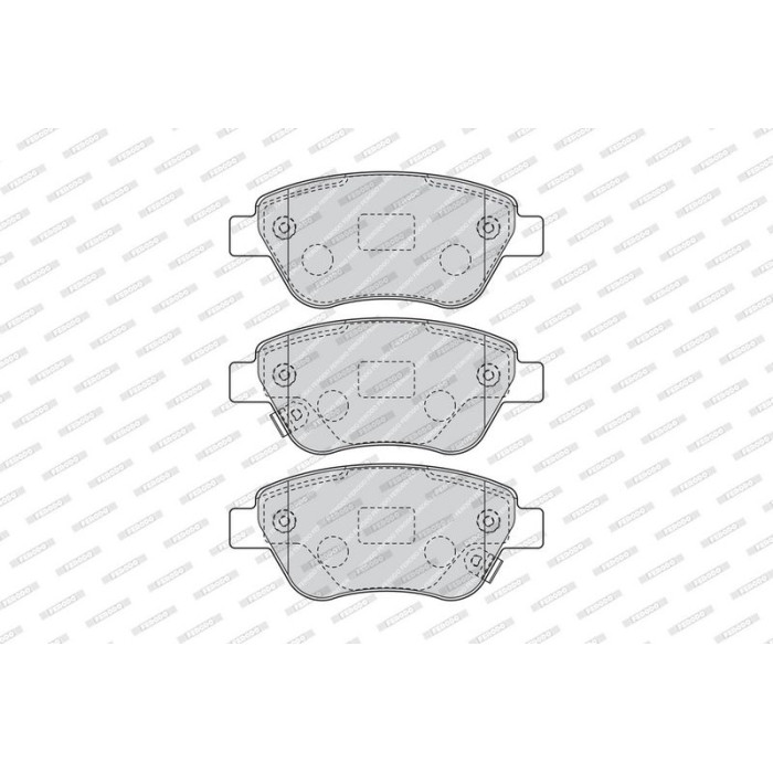 Ferodo FDB4486 Bremsbelagsatz, Scheibenbremse PREMIER ECO FRICTION Ferodo FDB4486 Bremsbelagsatz, Scheibenbremse PREMIER ECO FRICTION