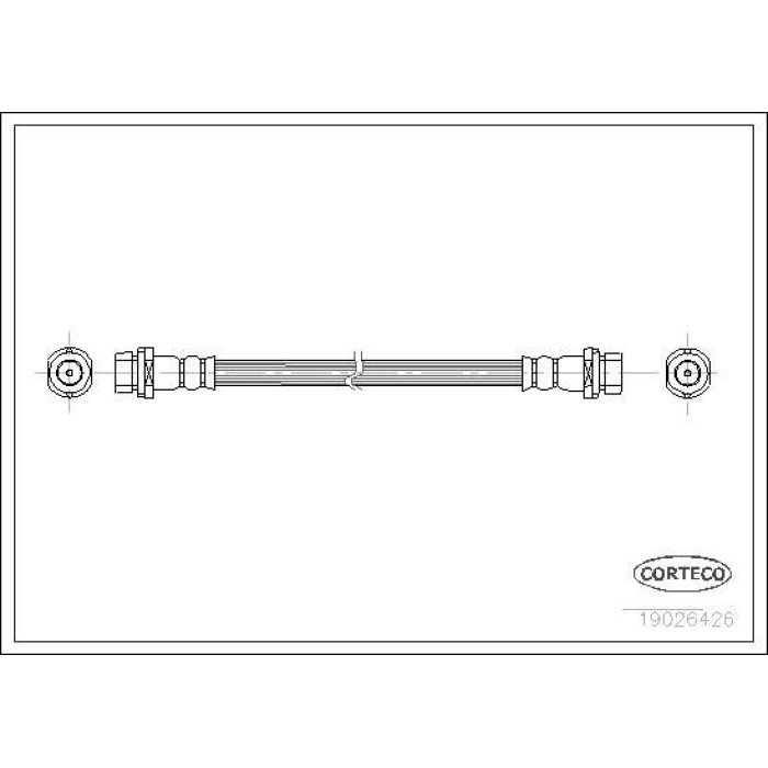 Corteco 19026426 Bremsschlauch