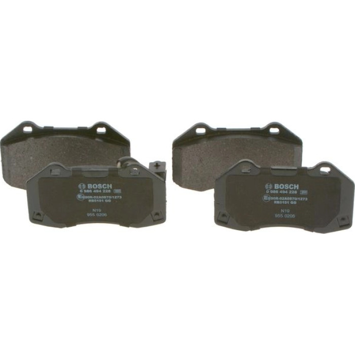 BOSCH 0 986 494 228 Bremsbelagsatz, Scheibenbremse BOSCH 0 986 494 228 Bremsbelagsatz, Scheibenbremse
