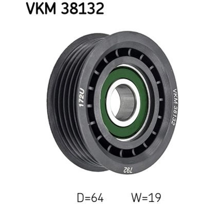 SKF VKM 38132 Umlenkrolle/Führungsrolle, Keilrippenriemen SKF VKM 38132 Umlenkrolle/Führungsrolle, Keilrippenriemen