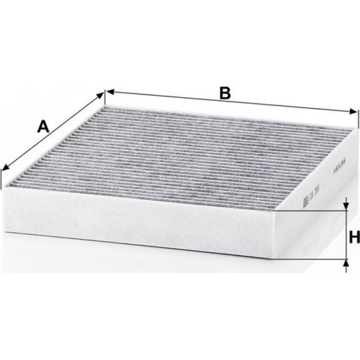 MANN-FILTER CUK 2559 Innenraumfilter, Aktivkohlefilter MANN-FILTER CUK 2559 Innenraumfilter, Aktivkohlefilter