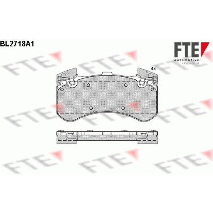 FTE 9010943 Bremsbelagsatz, Scheibenbremse FTE 9010943 Bremsbelagsatz, Scheibenbremse