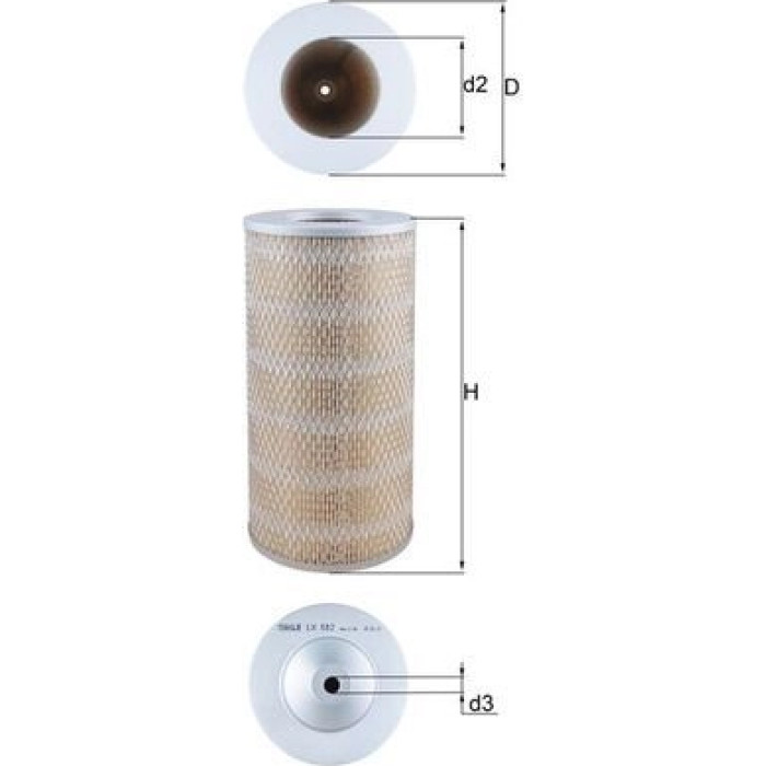 Knecht LX 882 Luftfilter Knecht LX 882 Luftfilter