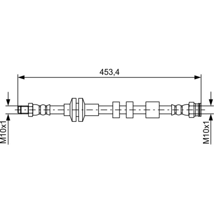 BOSCH 1 987 481 574 Bremsschlauch