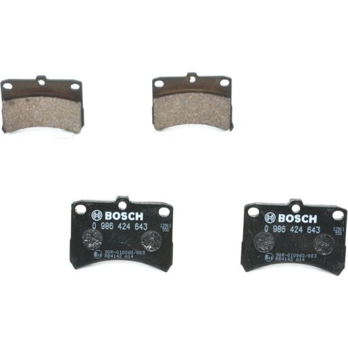 BOSCH 0 986 424 643 Bremsbelagsatz, Scheibenbremse BOSCH 0 986 424 643 Bremsbelagsatz, Scheibenbremse
