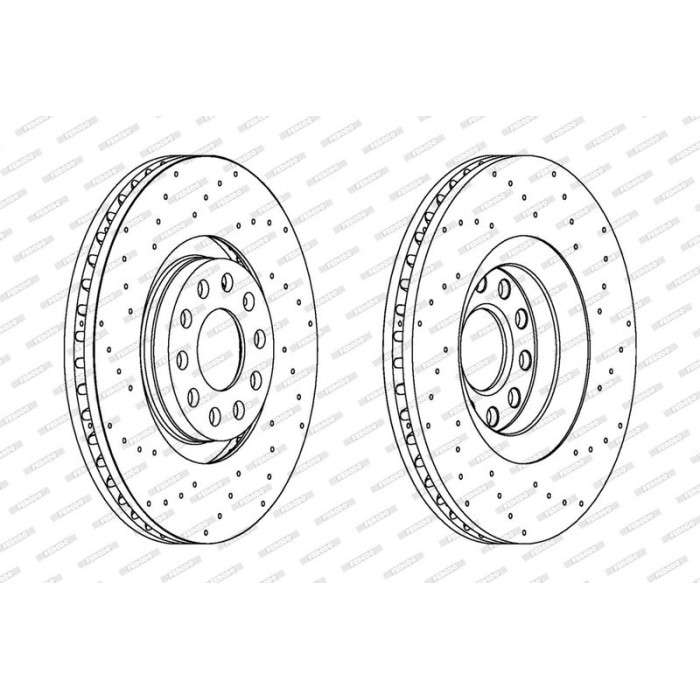 Ferodo DDF1422C-1 Bremsscheibe PREMIER Ferodo DDF1422C-1 Bremsscheibe PREMIER