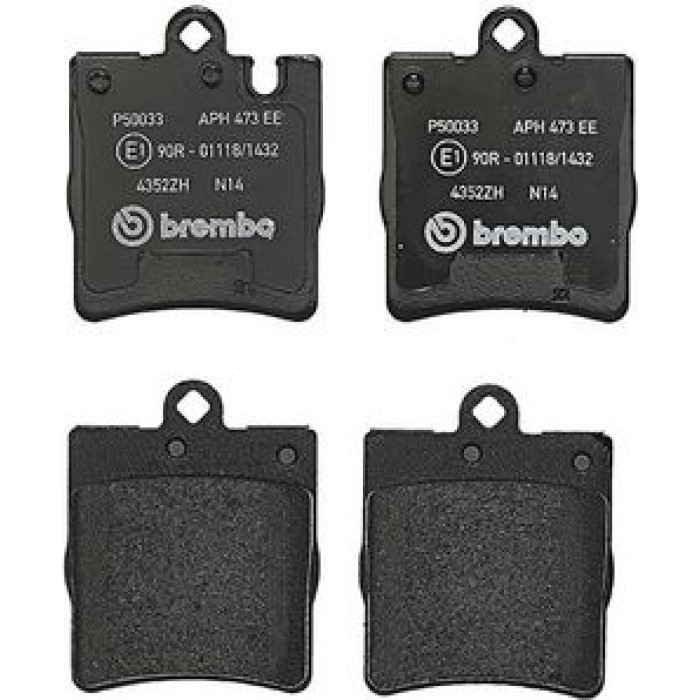 Brembo P 50 033 Bremsbelagsatz, Scheibenbremse PRIME LINE