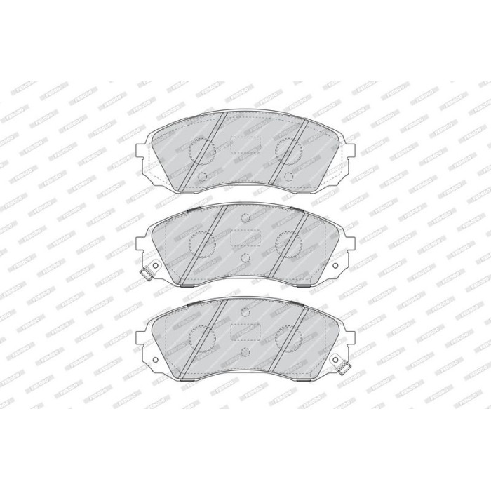 Ferodo FDB4113 Bremsbelagsatz, Scheibenbremse PREMIER ECO FRICTION Ferodo FDB4113 Bremsbelagsatz, Scheibenbremse PREMIER ECO FRICTION