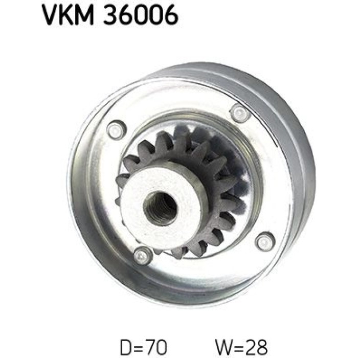 SKF VKM 36006 Umlenkrolle/Führungsrolle, Keilrippenriemen