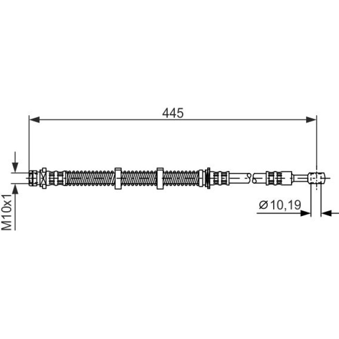 BOSCH 1 987 476 354 Bremsschlauch