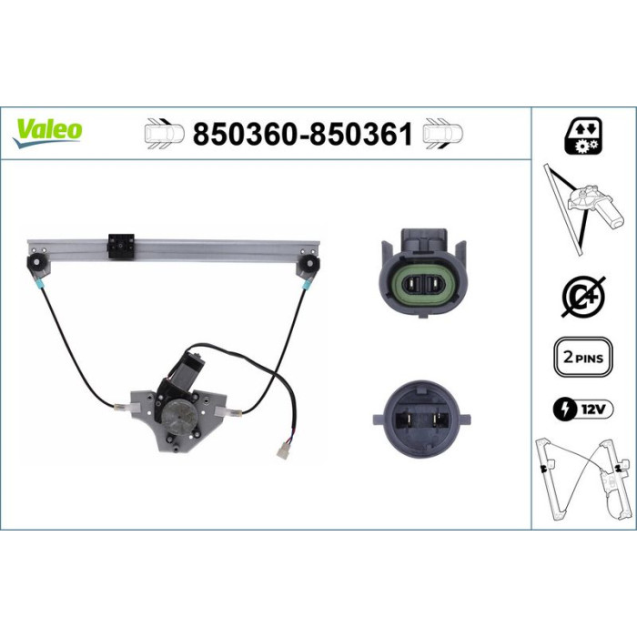 Valeo 850360 Fensterheber Valeo 850360 Fensterheber