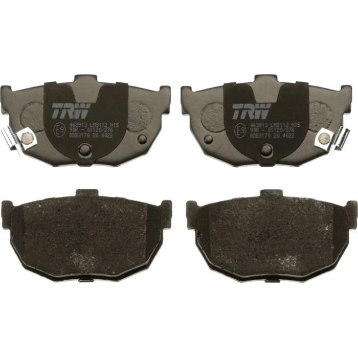 TRW GDB3170 Bremsbelagsatz, Scheibenbremse COTEC