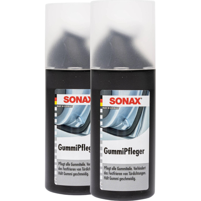 2x SONAX 03401000 Gummipflegemittel GummiPfleger
