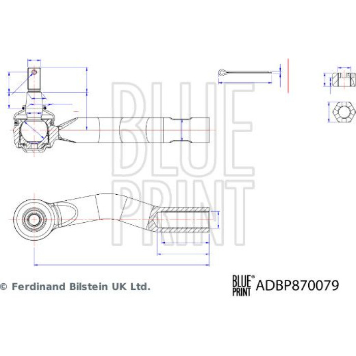 Blue Print ADBP870079 Spurstangenkopf