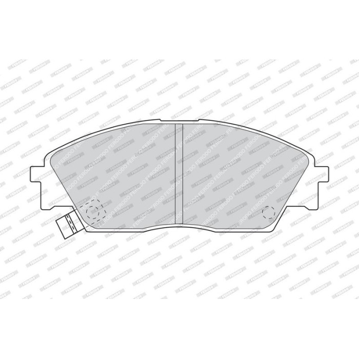Ferodo FDB598 Bremsbelagsatz, Scheibenbremse PREMIER ECO FRICTION Ferodo FDB598 Bremsbelagsatz, Scheibenbremse PREMIER ECO FRICTION