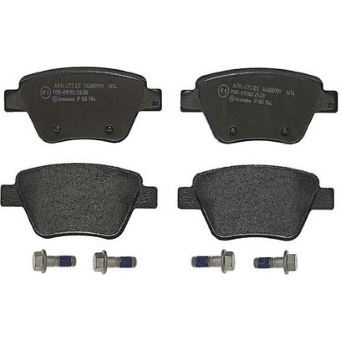 Brembo P 85 114 Bremsbelagsatz, Scheibenbremse PRIME LINE