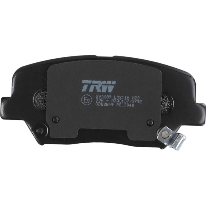 TRW GDB3549 Bremsbelagsatz, Scheibenbremse COTEC