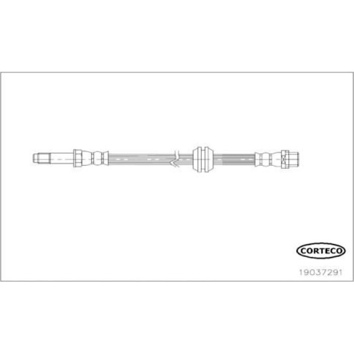Corteco 19037291 Bremsschlauch Corteco 19037291 Bremsschlauch